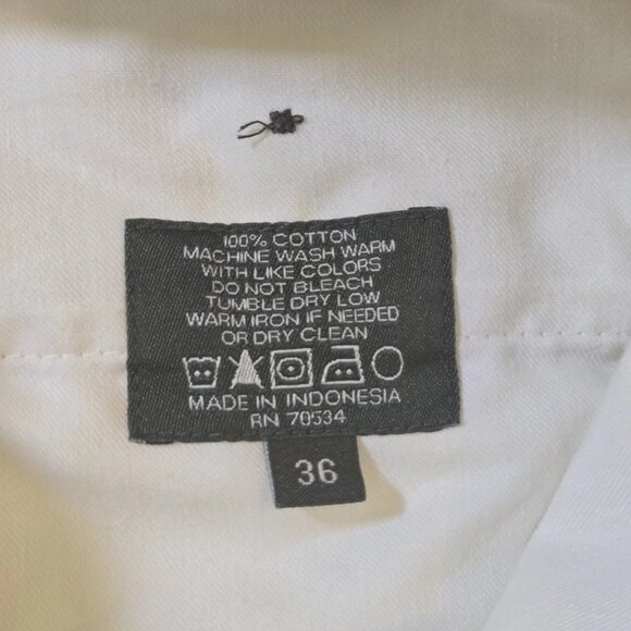 Orvis Pants Mens 36x30 Beige Khaki Straight Leg Pleated Chino Trousers Slacks - Picture 10 of 10